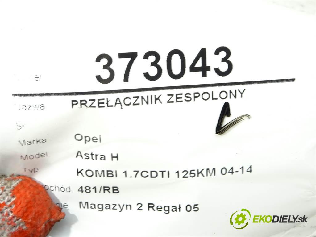 Opel Astra H  2007 81 kW KOMBI 1.7CDTI 125KM 04-14 1700 Prepínač kombinovaný 13250226GH (Prepínače, spínače, tlačidlá a ovládače kúrenia)