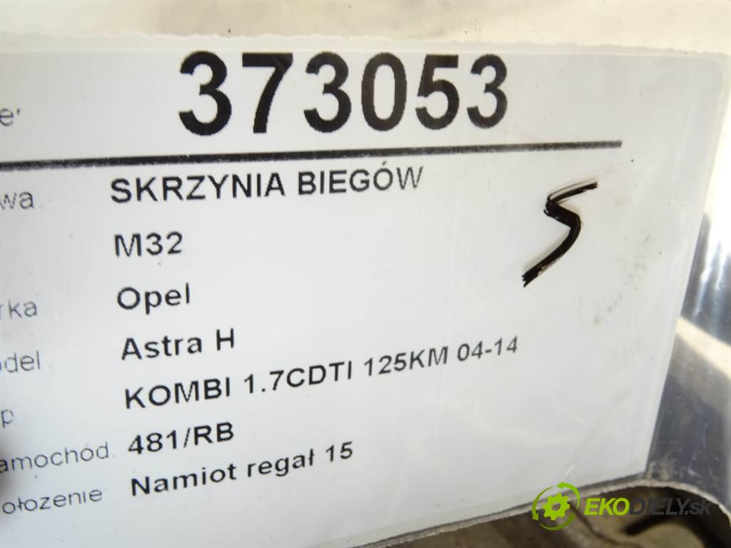 Opel Astra H  2007 81 kW KOMBI 1.7CDTI 125KM 04-14 1700 převodovka 55561599 (Převodovky)