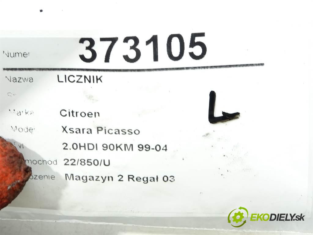 Citroen Xsara Picasso  2004 66 kW 2.0HDI 90KM 99-04 2000 Prístrojovka 9651667380 (Prístrojové dosky, displeje)