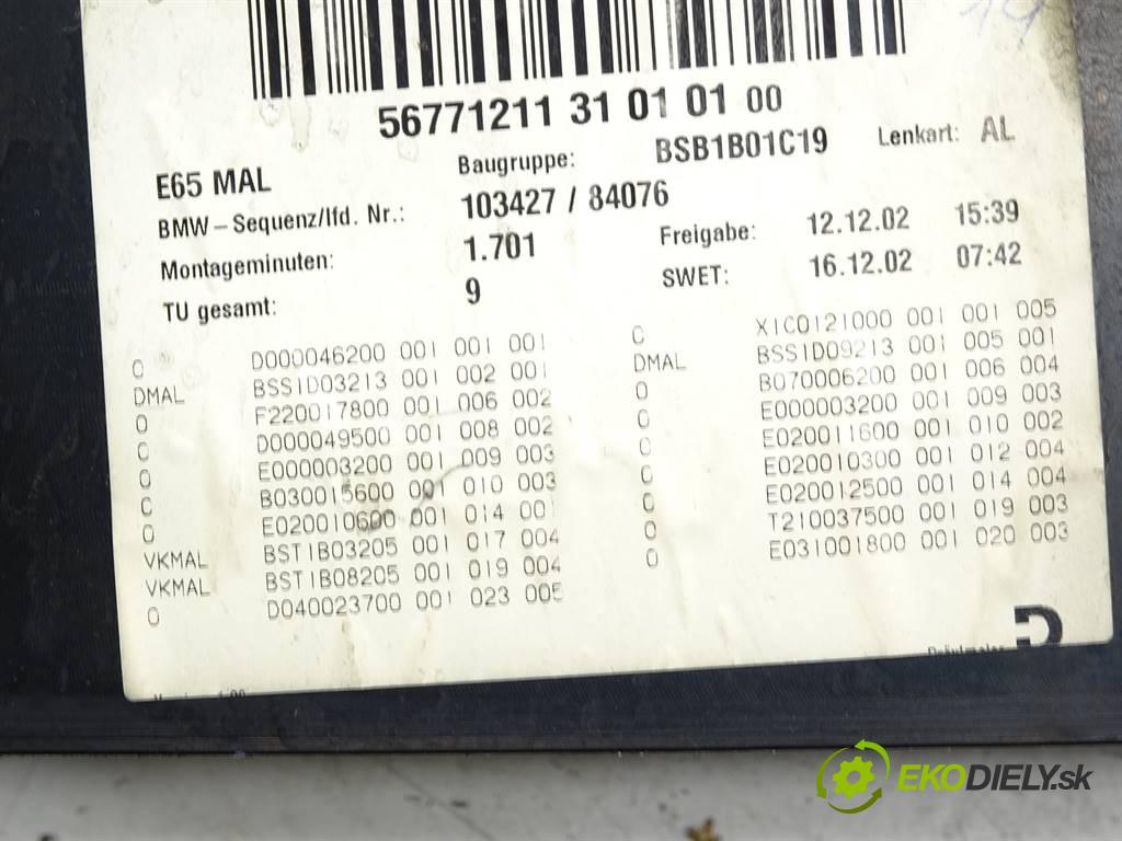 BMW 7 E65    SEDAN 3.0D 218KM 01-08  loketní opěrka  (Loketní opěrky)