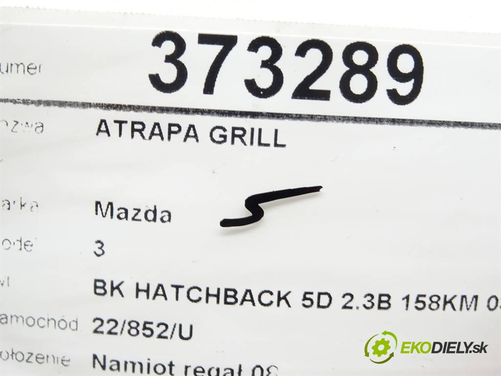 Mazda 3  2005 118 kW BK HATCHBACK 5D 2.3B 158KM 03-09 2300 mřížka maska BP4S50711 (Mřížky (masky) chladičů)