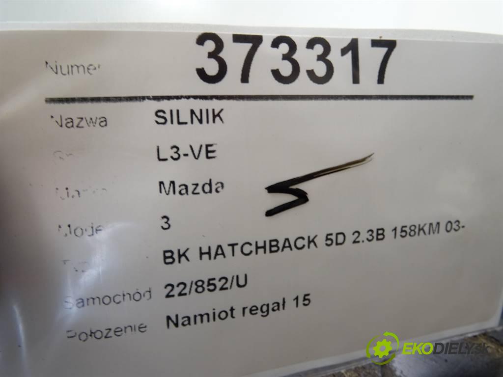 Mazda 3  2005 118 kW BK HATCHBACK 5D 2.3B 158KM 03-09 2300 Motor L3-VE (Motory (kompletné))