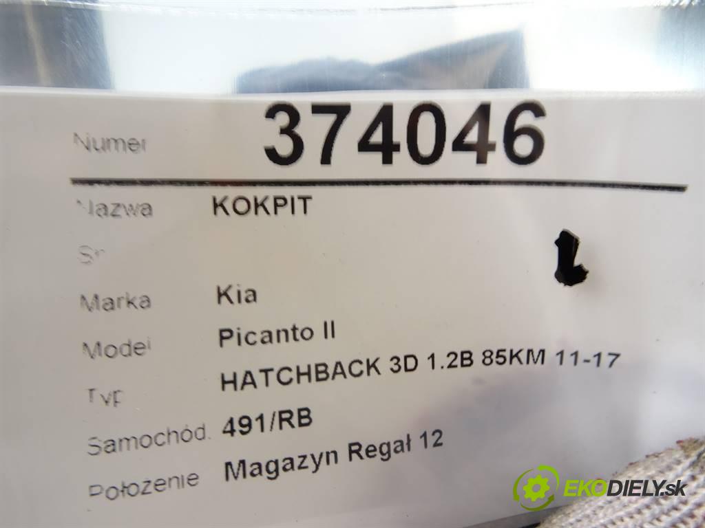 Kia Picanto II  2012 62,5 HATCHBACK 3D 1.2B 85KM 11-17 1200 Palubná doska  (Palubné dosky)