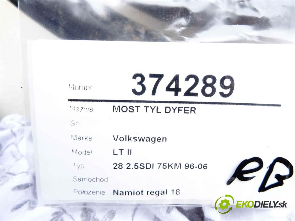 Volkswagen LT II    28 2.5SDI 75KM 96-06  Most zad ,diferenciál  (Zadné) prevodovy pomer 35/8