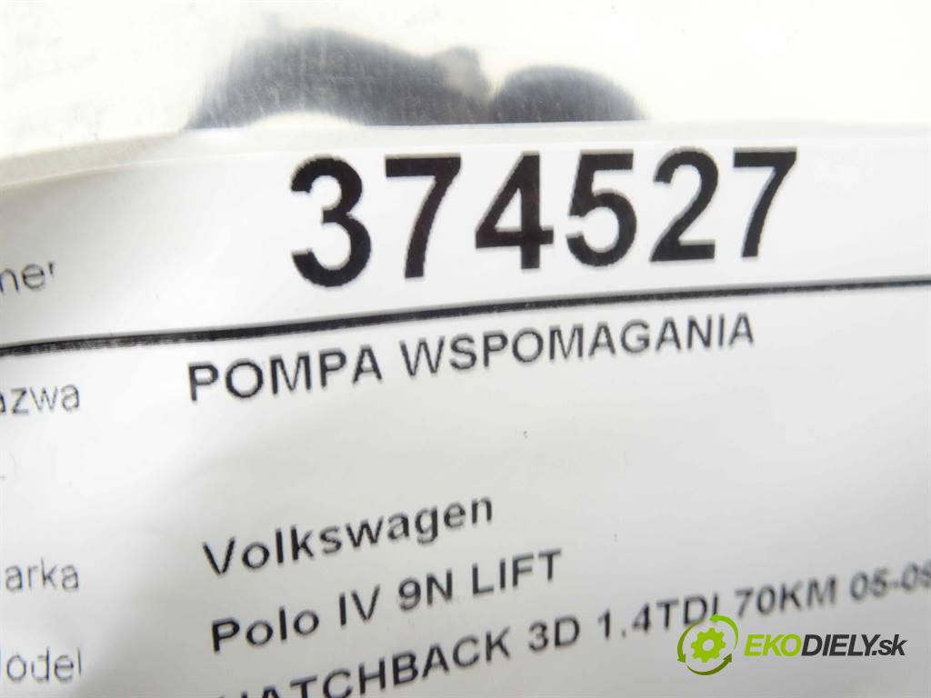 Volkswagen Polo IV 9N LIFT  2006 51 kW HATCHBACK 3D 1.4TDI 70KM 05-09 1400 Pumpa servočerpadlo  (Servočerpadlá, pumpy riadenia)