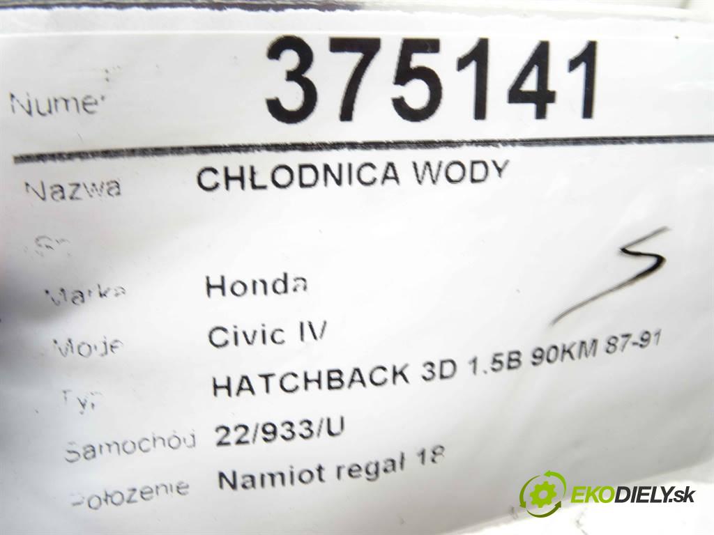 Honda Civic IV  1991  HATCHBACK 3D 1.5B 90KM 87-91 1500 Chladič vody  (Chladiče vody)