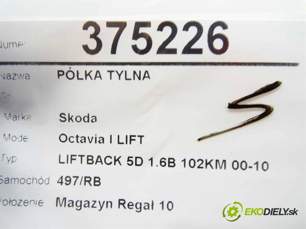 Skoda Octavia I LIFT  2004 75 kW LIFTBACK 5D 1.6B 102KM 00-10 1600 Pláto zadná  (Pláta zadné)