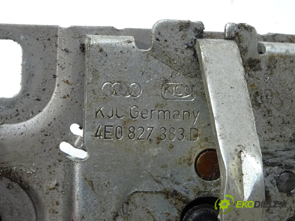 Audi S8 D3    A8 5.2B V10 450KM 06-10  VLAK: úchyt zámok kapoty 4E0827383D