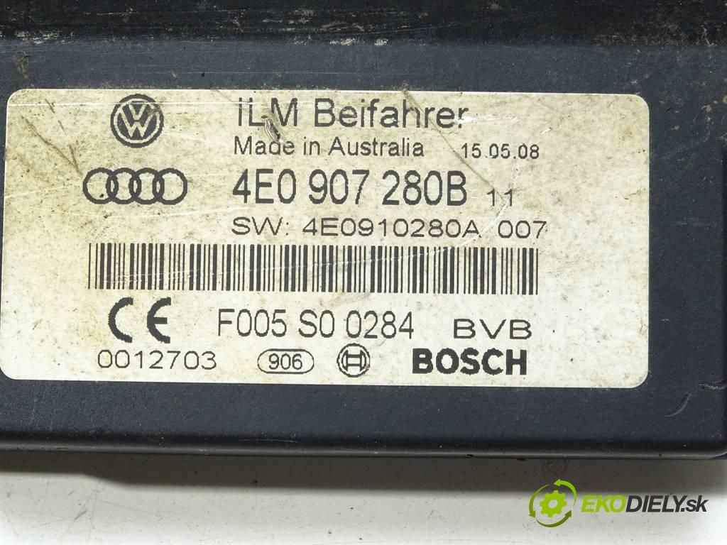 Audi S8 D3    A8 5.2B V10 450KM 06-10  Modul energie ZDROJ: 4E0907280B