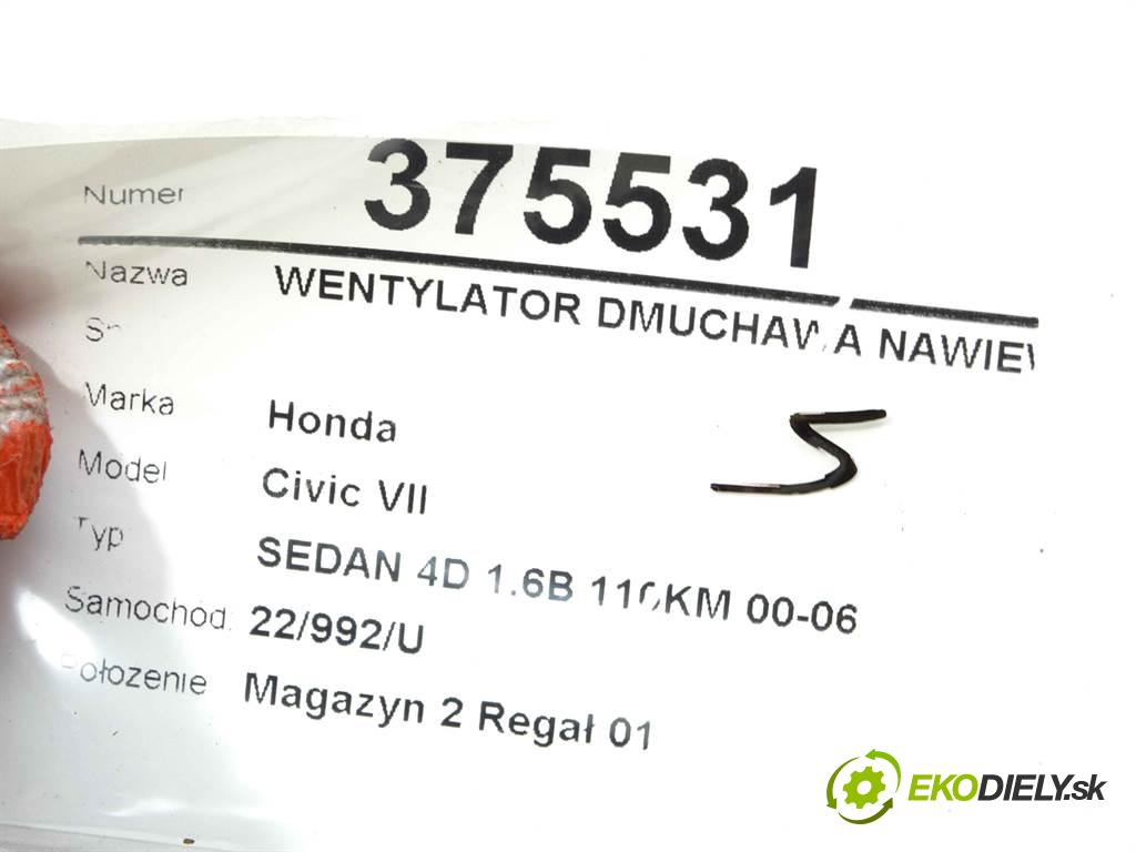 Honda Civic VII  2003  SEDAN 4D 1.6B 110KM 00-06 1600 Ventilátor ventilátor kúrenia 194000-1341 (Ventilátory kúrenia)