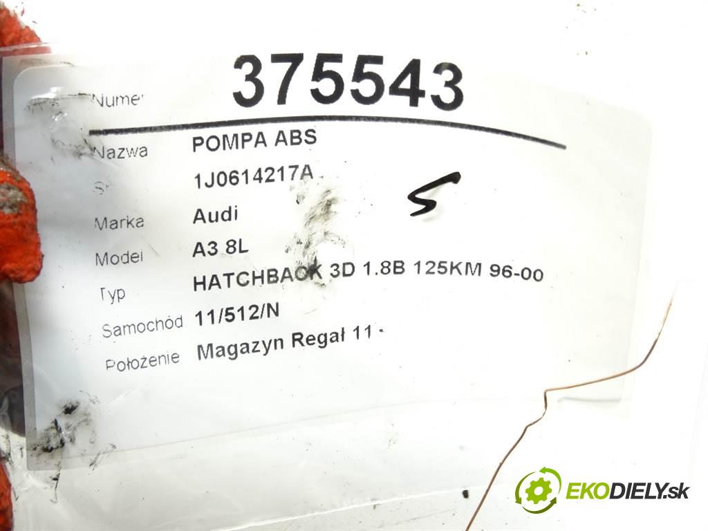Audi A3 8L  1996 92 kW HATCHBACK 3D 1.8B 125KM 96-00 1800 Pumpa ABS 1J0614217A (Pumpy ABS)