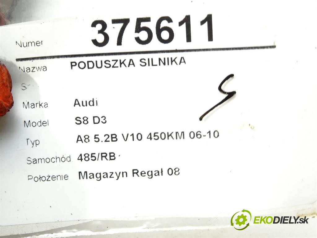 Audi S8 D3  2008 331 kW A8 5.2B V10 450KM 06-10 5200 AirBag motora 4E0199381 (Držáky motoru)