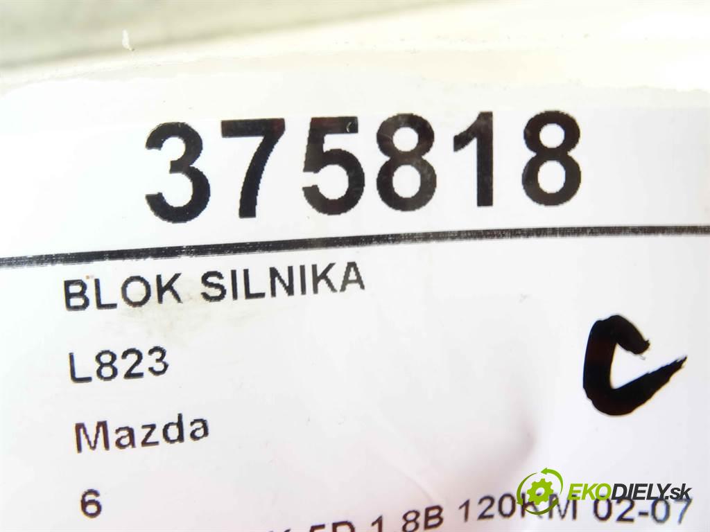Mazda 6    LIFTBACK 5D 1.8B 120KM 02-07  blok Motor L823 (Blok motora)
