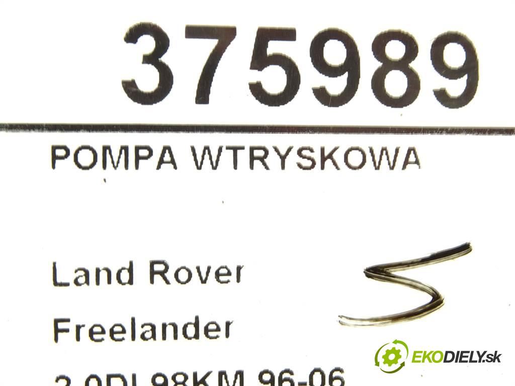 Land Rover Freelander  1999 82 kW 2.0DI 98KM 96-06 2000 Pumpa vstrekovacia 0460404973 (Vstrekovacie čerpadlá)