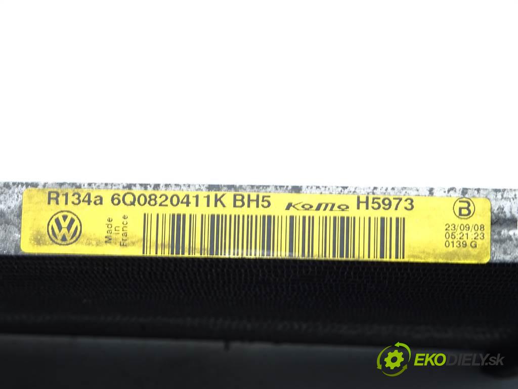 Skoda Fabia II  2008 51 kW KOMBI 1.4TDI 70KM 06-14 1400 Chladič klimatizácie 6Q0820411K (Chladiče klimatizácie)