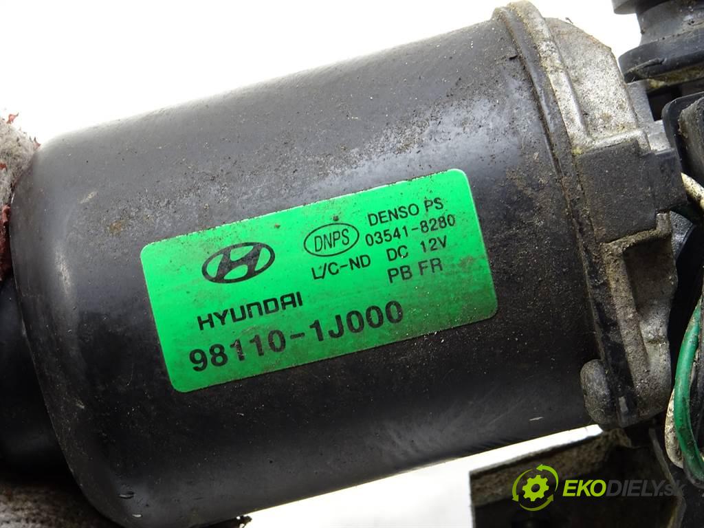 Hyundai i20  2010 57,2 HATCHBACK 5D 1.2B 86KM 08-14 1200 mechanismus stěračů přední část 98110-1J000 (Motorky stěračů)