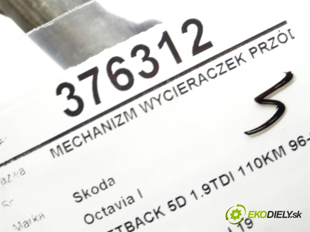 Skoda Octavia I  2000 81 kW LIFTBACK 5D 1.9TDI 110KM 96-00 1900 Mechanizmus stieračov predný  (Motorčeky stieračov predné)
