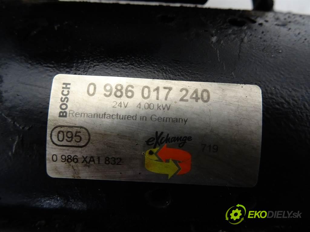 Mercedes-Benz Axor    6x2 2528L 6.4 205kW (280KM) 01-04  Štartér 0986017240 (Štartéry)