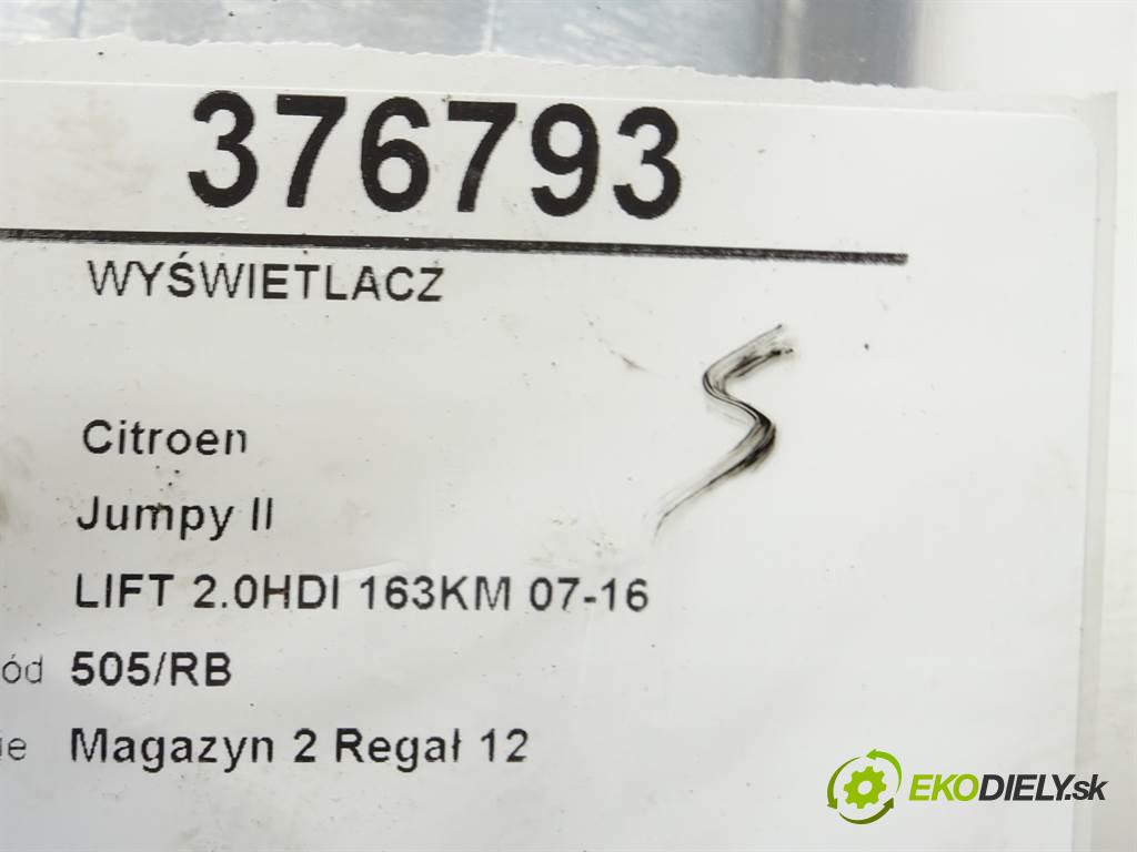 Citroen Jumpy II  2014 120 kW LIFT 2.0HDI 163KM 07-16 2000 Dislpej 9801023180 (Prístrojové dosky, displeje)