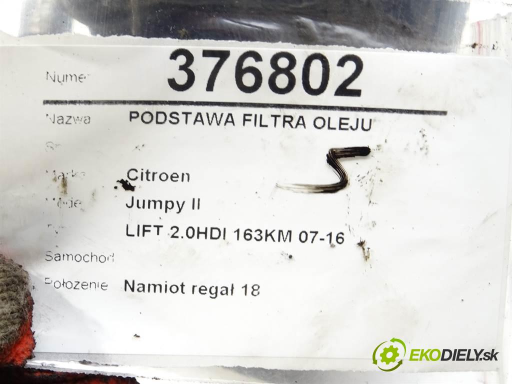 Citroen Jumpy II    LIFT 2.0HDI 163KM 07-16  Obal filtra oleja  (Obaly filtrov oleja)