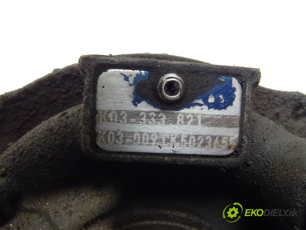 Peugeot 206  2001 50 kW HATCHBACK 5D 2.0HDI 90KM 98-09 1400 Turbodúchadlo,turbo K03-333821 (Turbodúchadlá (kompletné))