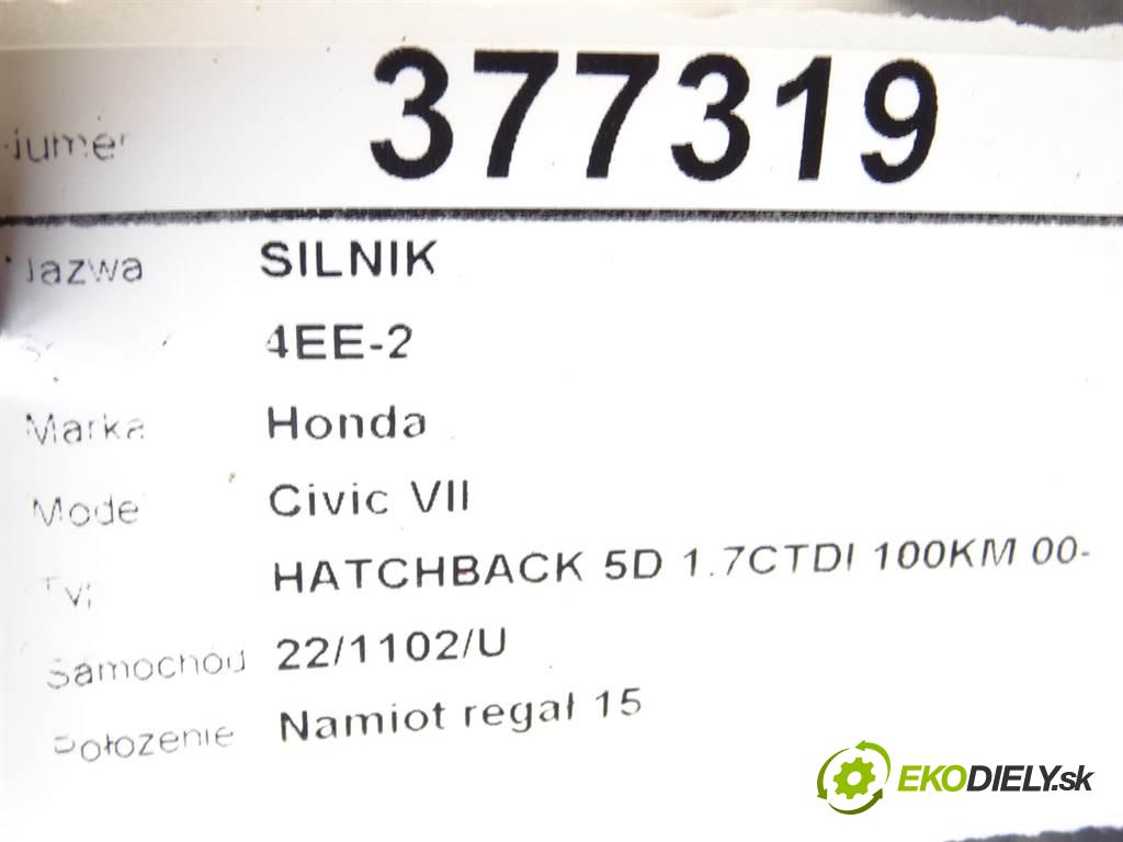 Honda Civic VII  2003 74 kW HATCHBACK 5D 1.7CTDI 100KM 00-06 1700 Motor 4EE2 (Motory (kompletné))