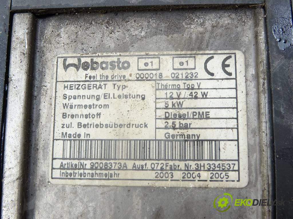 Volkswagen Touran  2004 74 kW 1.9TDI 100KM 03-06 1900 Webasto THERMO TOP V (Webasto)