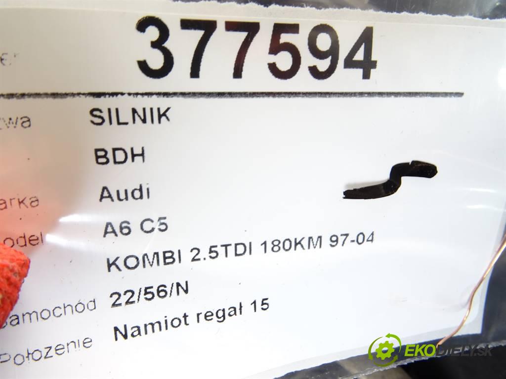 Audi A6 C5  2004 132 kW KOMBI 2.5TDI 180KM 97-04 2500 motor BDH (Motory (kompletní))