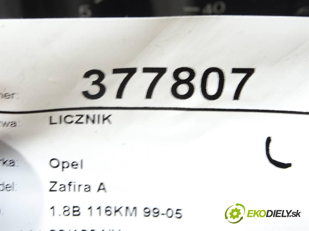 Opel Zafira A  1999 85KW 1.8B 116KM 99-05 1800 Prístrojovka 09181213 (Prístrojové dosky, displeje)