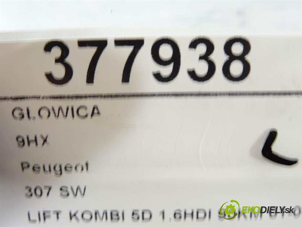 Peugeot 307 SW  2008 66KW LIFT KOMBI 5D 1.6HDI 90KM 01-08 1600 Hlava valcov 9HX (Hlavy valcov)