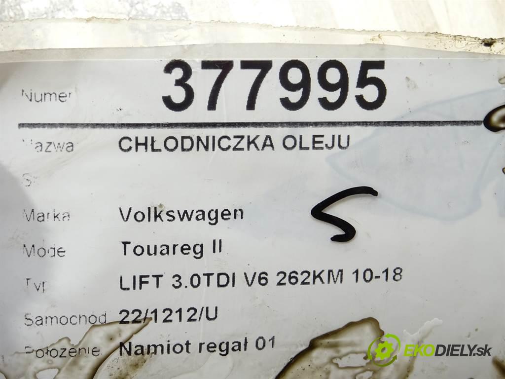 Volkswagen Touareg II  2017 193KW LIFT 3.0TDI V6 262KM 10-18 3000 Chladič oleja 059117015P (Chladiče oleja)