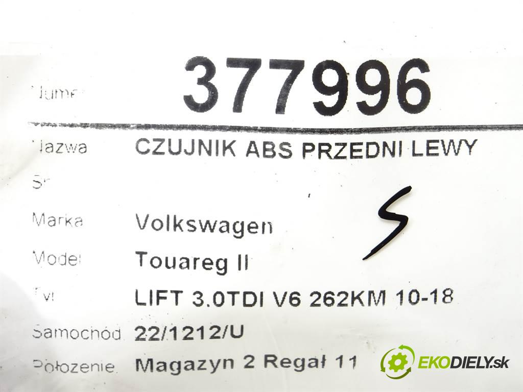 Volkswagen Touareg II  2017 193KW LIFT 3.0TDI V6 262KM 10-18 3000 Snímač ABS predný ľavy WHT005651A (Snímače ABS)
