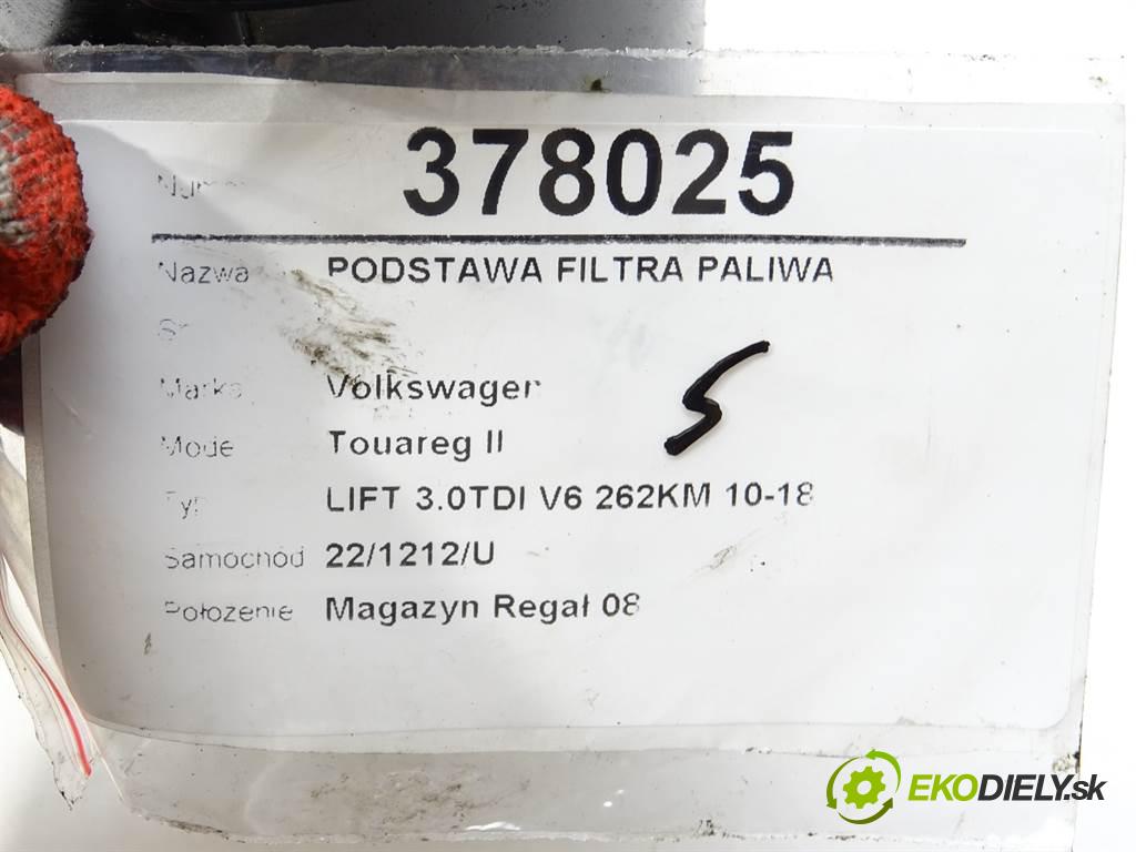 Volkswagen Touareg II  2017 193KW LIFT 3.0TDI V6 262KM 10-18 3000 Obal filtra paliva 7P6127401 (Obaly filtrov paliva)
