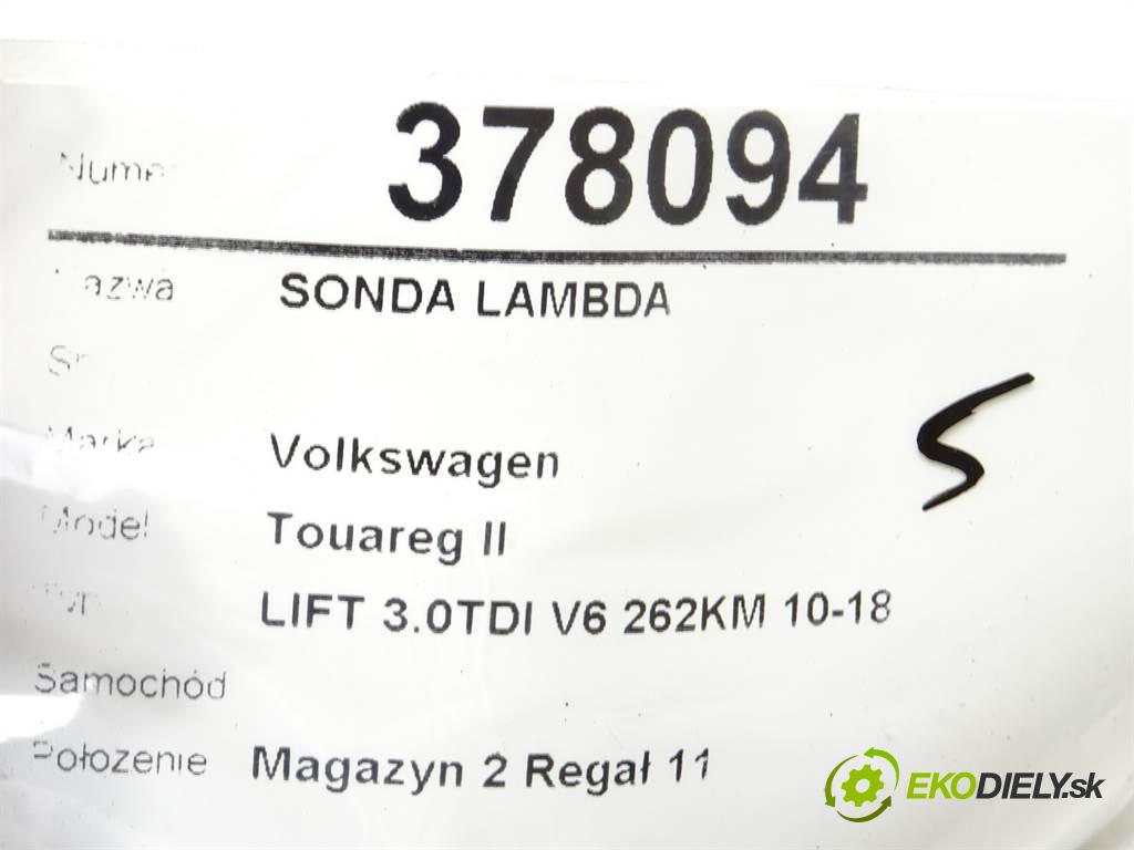 Volkswagen Touareg II    LIFT 3.0TDI V6 262KM 10-18  sonda lambda NOX 059907807AB