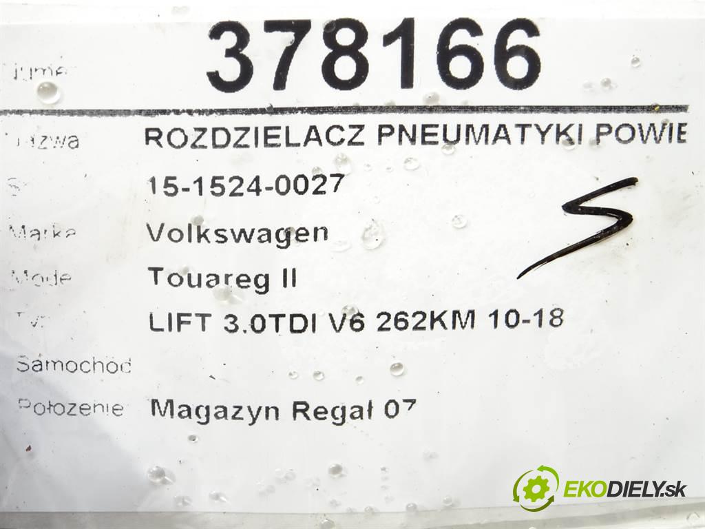 Volkswagen Touareg II    LIFT 3.0TDI V6 262KM 10-18  Rozdeľovač pneumatika vzduchu 15-1524-0027.2
