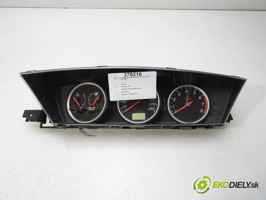 Nissan Primera P12  2002 103 kW KOMBI 2.0B 140KM 02-07 2000 Prístrojovka AV672 (Prístrojové dosky, displeje)