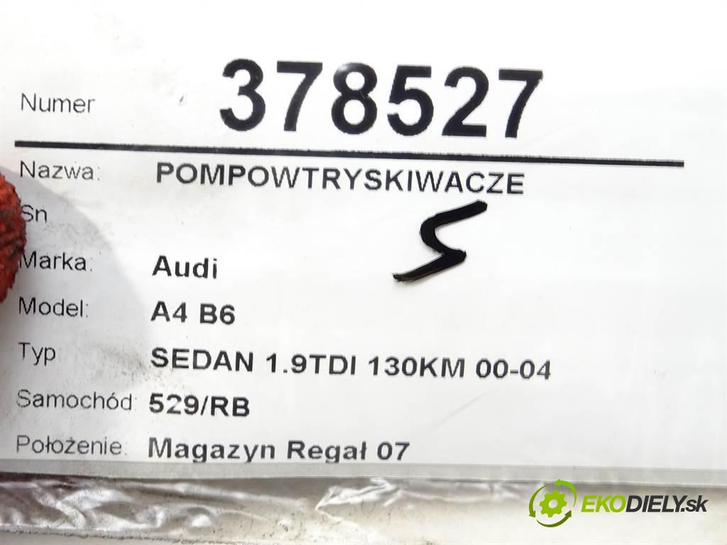 Audi A4 B6  2003 96 kW SEDAN 1.9TDI 130KM 00-04 1900 vstrekovače 038130073AK (Vstrekovače)