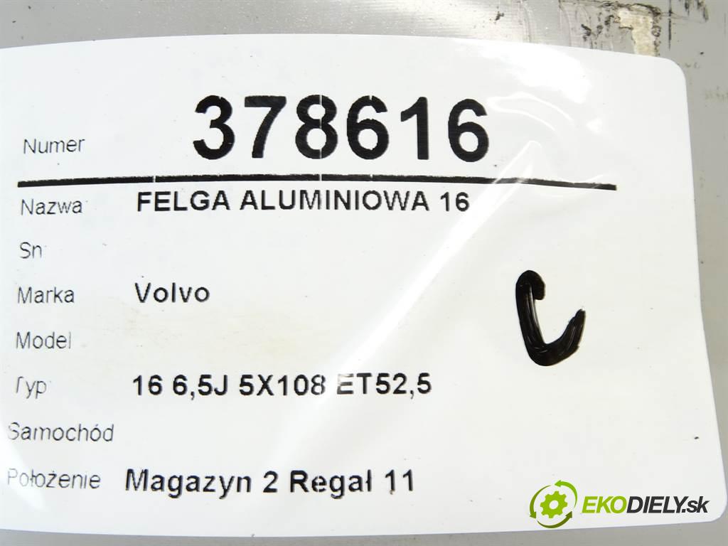 Volvo     16 6,5J 5X108 ET52,5  disk 16  (Hliníkové)