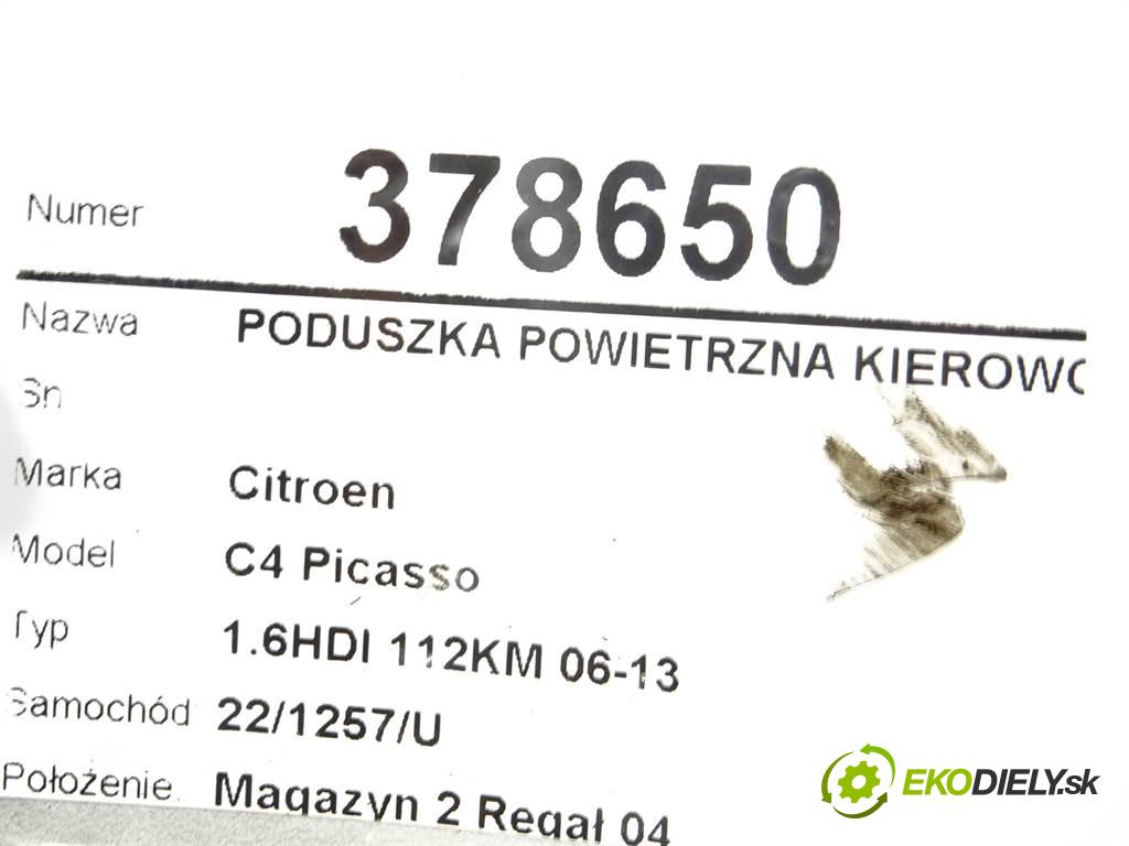 Citroen C4 Picasso  2012 82 kW 1.6HDI 112KM 06-13 1600 AirBag volantu 96729400ZD (Airbagy)
