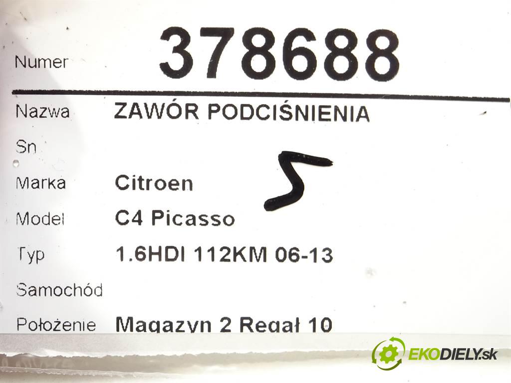 Citroen C4 Picasso    1.6HDI 112KM 06-13  Ventil tlaku 9688124580 (Ventily)