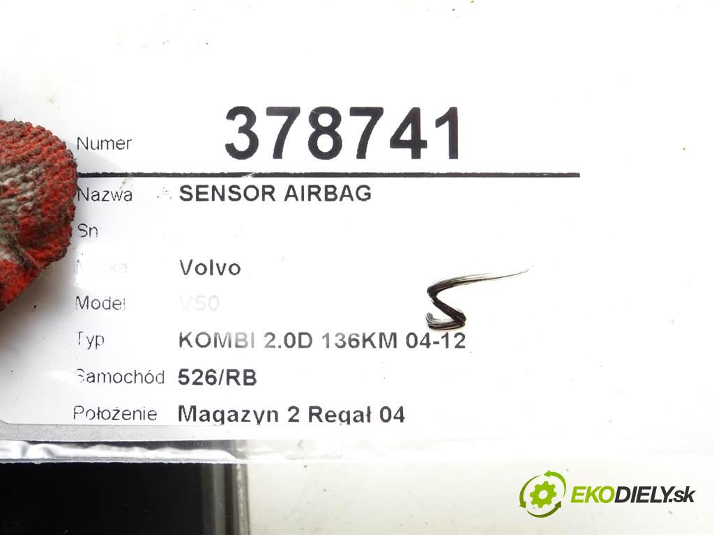 Volvo V50  2007 100 kW KOMBI 2.0D 136KM 04-12 2000 senzor airbag 30773786 (Snímače)