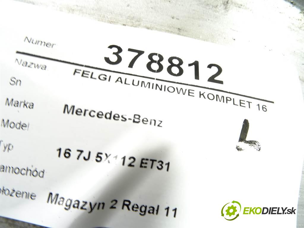 Mercedes-Benz     16 7J 5X112 ET31  disky hliníkové 16  (Hliníkové)