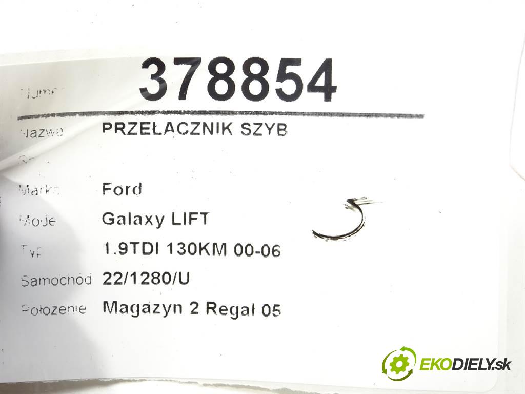 Ford Galaxy LIFT  2004 96 kW 1.9TDI 130KM 00-06 1900 přepínač oken 7M5959857D (Ovládaní topení a přepínače)