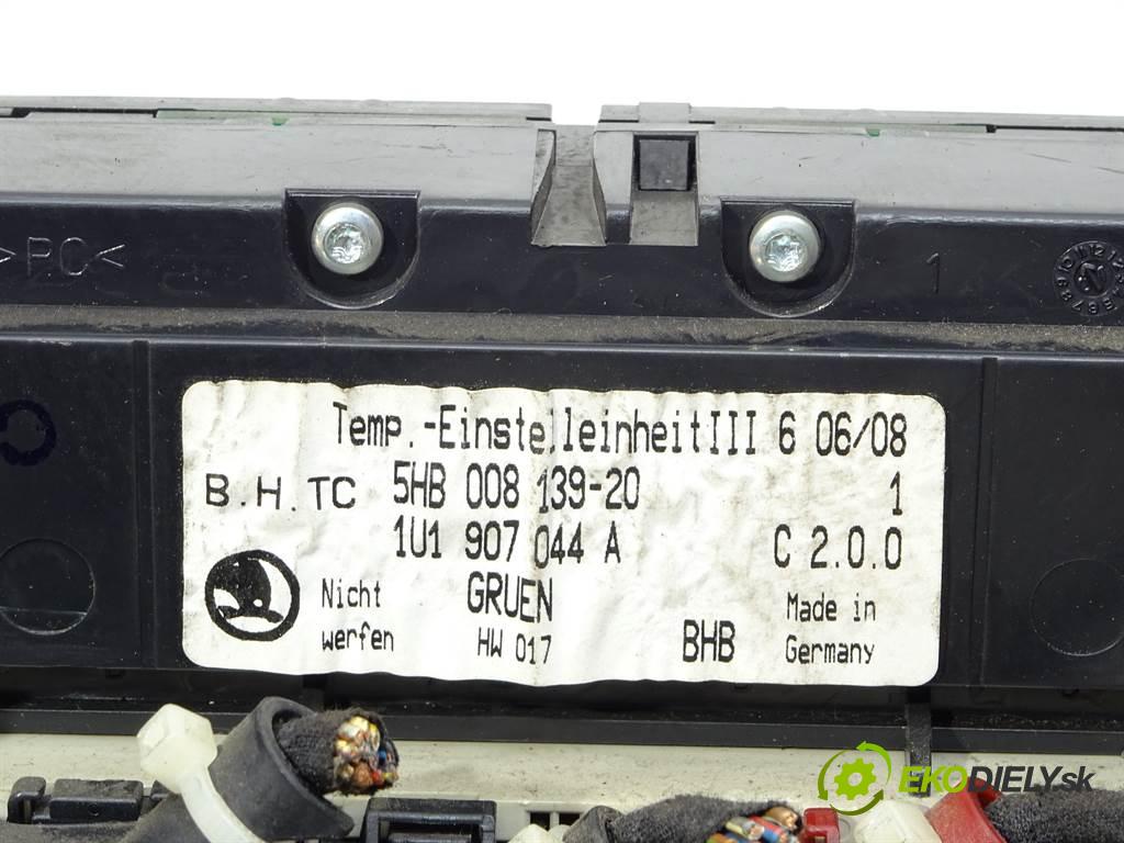 Skoda Octavia I LIFT  2008 74 kW KOMBI 1.9TDI 100KM 00-10 1900 Panel ovládania kúrenia 1U1907044A (Prepínače, spínače, tlačidlá a ovládače kúrenia)