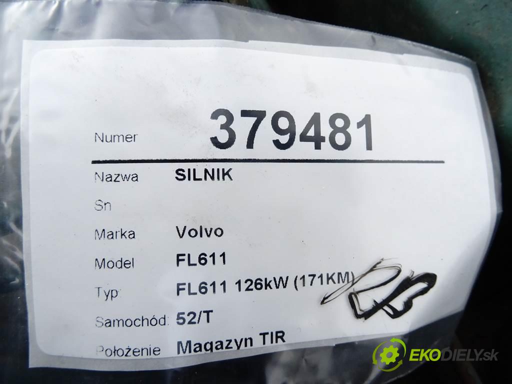 Volvo FL611 FL611 126kW (171KM) 1998 126kW (171KM) FL611 126kW (171KM) 5480 Motor D6A180 (Motory (kompletné))