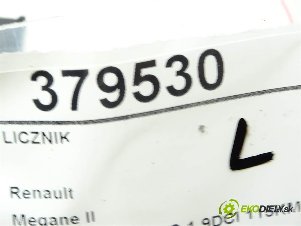 Renault Megane II  2005 85 kW CC COUPE CABRIO 1.9DCI 115KM 02-08 1900 Prístrojovka 8200399695D (Prístrojové dosky, displeje)