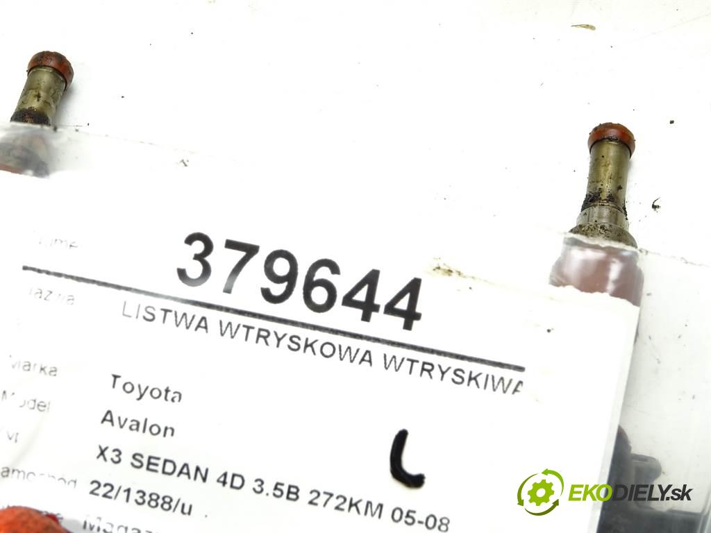 Toyota Avalon  2006 197 kW X3 SEDAN 4D 3.5B 272KM 05-08 3500 Lišta vstrekovacia Vstrekovacie ventily 6C8JL (Vstrekovacie lišty)