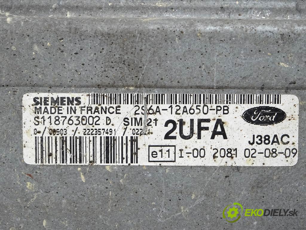 Ford Fiesta V  2003 51 kW MK6 HATCHBACK 5D 1.3B 69KM 02-08 1300 riadiaca jednotka Motor 2S6A-12A650-PB (Riadiace jednotky)