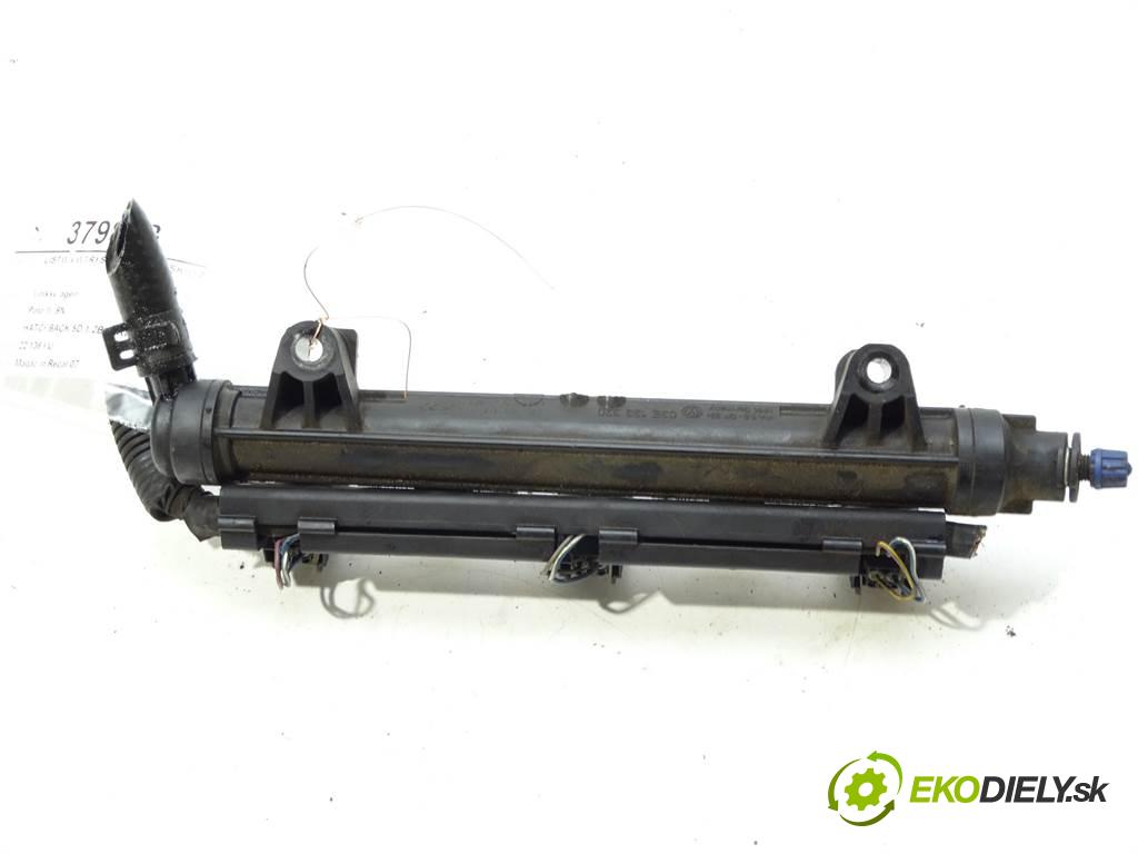 Volkswagen Polo IV 9N  2002 47 kW HATCHBACK 5D 1.2B 64KM 01-09 1200 Lišta vstrekovacia Vstrekovacie ventily 03E133320 (Vstrekovacie lišty)