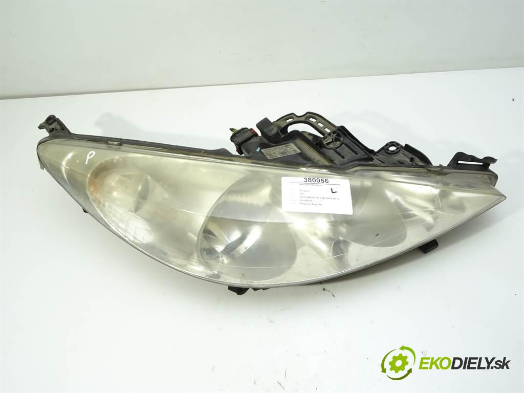 Peugeot 207  2006 65KW HATCHBACK 3D 1.4B 88KM 06-12 1360 Svetlomet pravy 9649986180 (Pravé)
